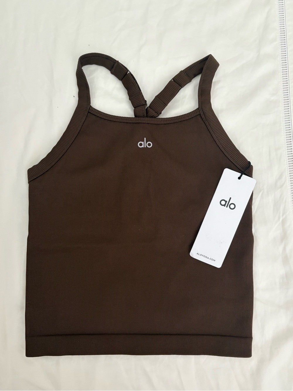 ALO Yoga Seamless Ribbed Favorite Full Length Bra
Tank - Espresso BNWT - Picture 3 of 6